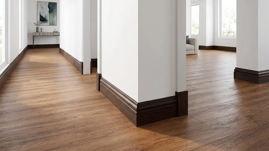 solid wood baseboard